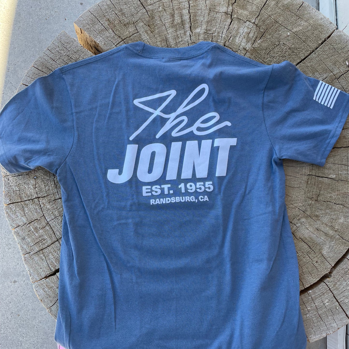 Wordmark Youth Tee Dark Blue