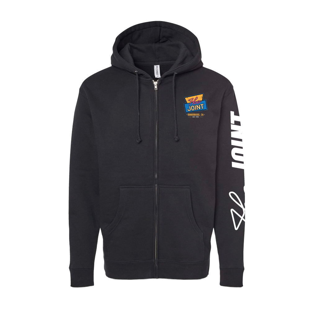 Retro Black Zip