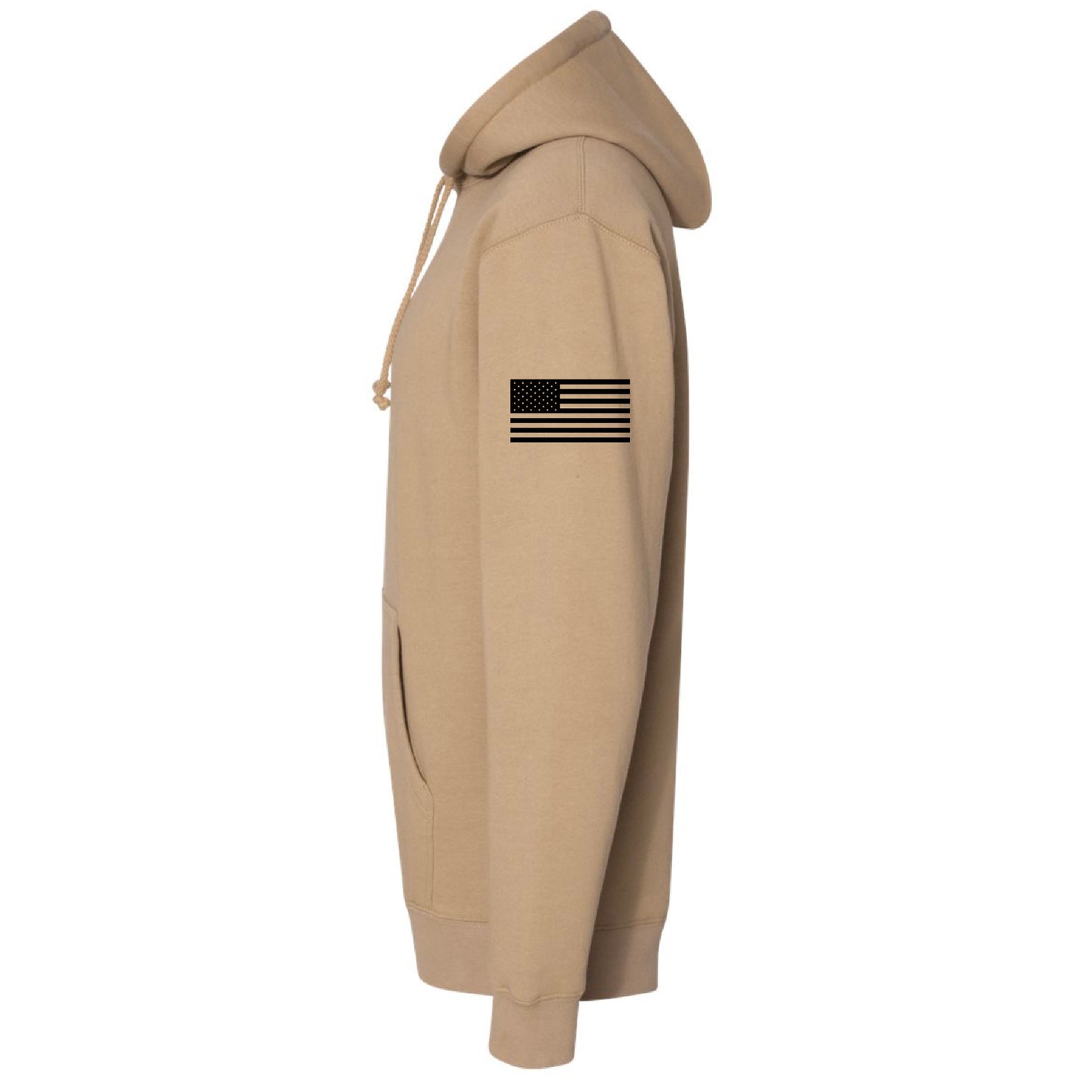 Wordmark Tan Zip Hoodie