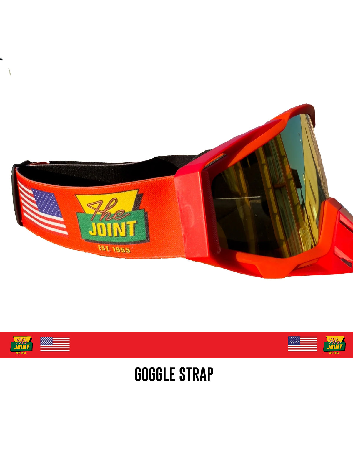 American Flag Goggles Red