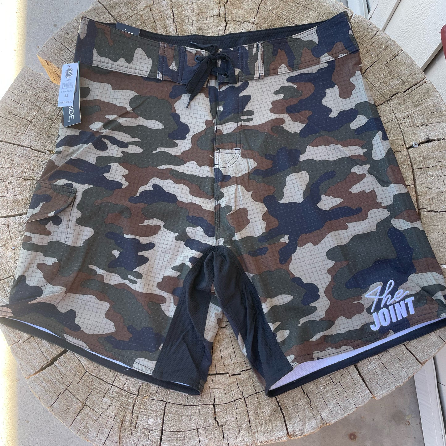 The Joint Board Shorts - Green Camo