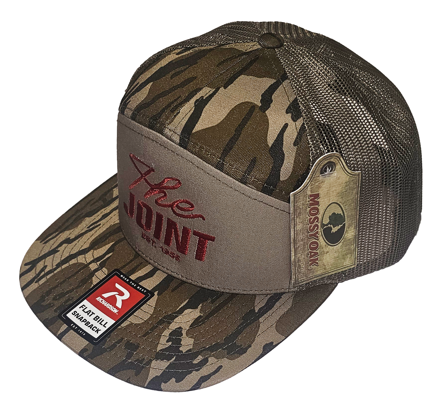Camo Green, Camo Bill, Stich, Red Text