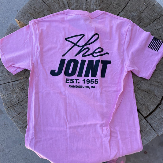 Wordmark  Youth Tee  Dark Pink