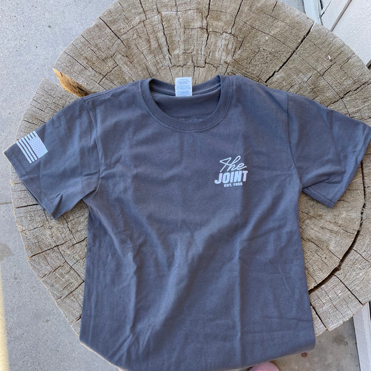 Regular Youth Tee Charcoal