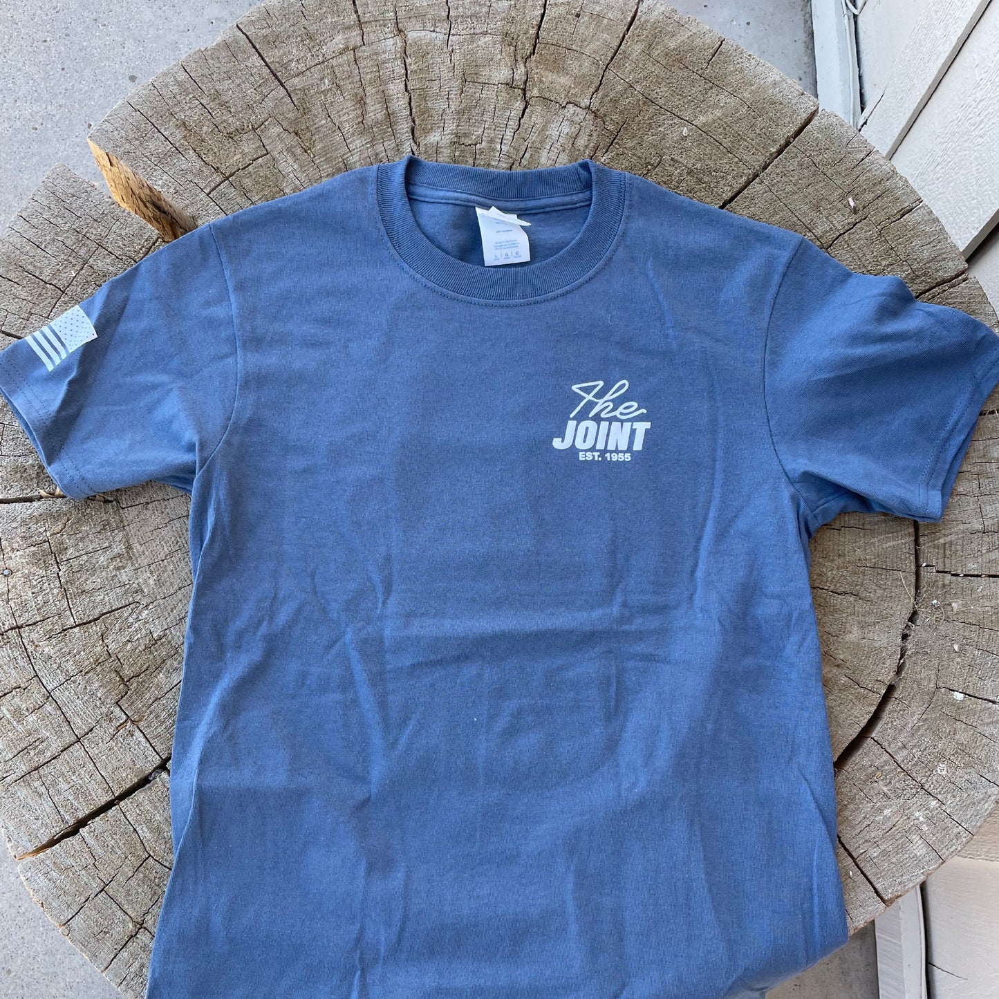 Wordmark  Youth Tee  Dark Blue