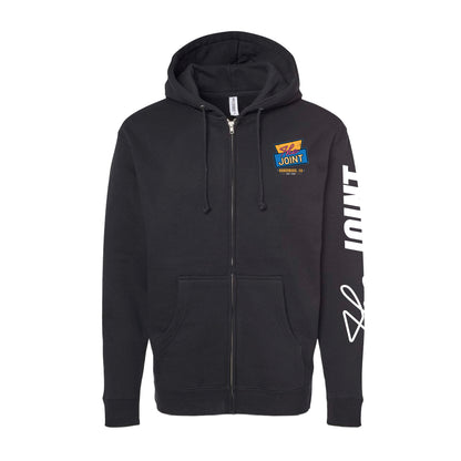 Retro Black Zip